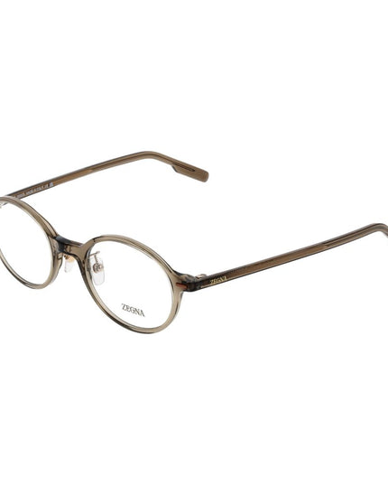 Ermenegildo Zegna Gray Plastic Glasses (Frames)
