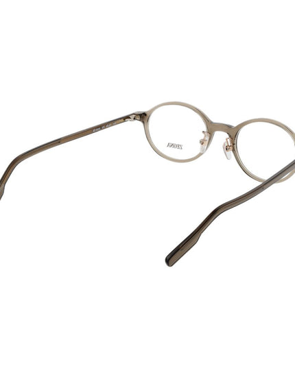 Ermenegildo Zegna Gray Plastic Glasses (Frames)