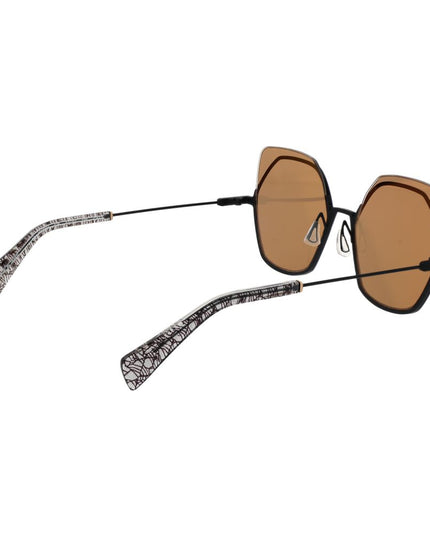 Yohji Yamamoto Gold Stainless Steel Sunglasses