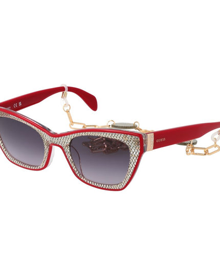 Guess Red Plastic Sunglasses