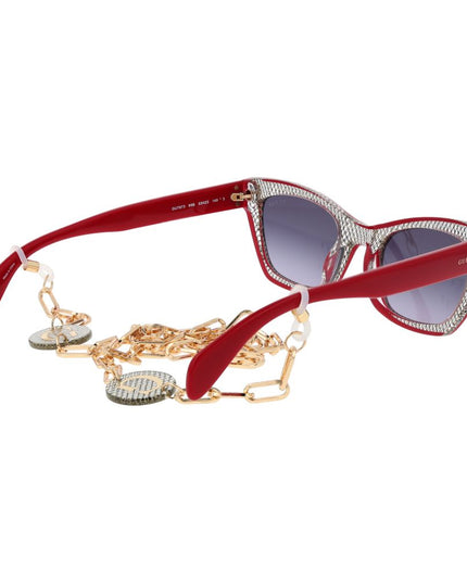Guess Red Plastic Sunglasses