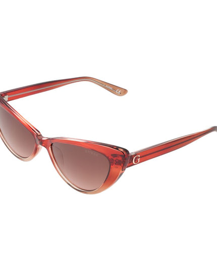 Guess Burgundy Plastic Sunglasses