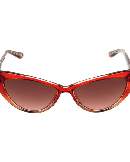 Guess Burgundy Plastic Sunglasses