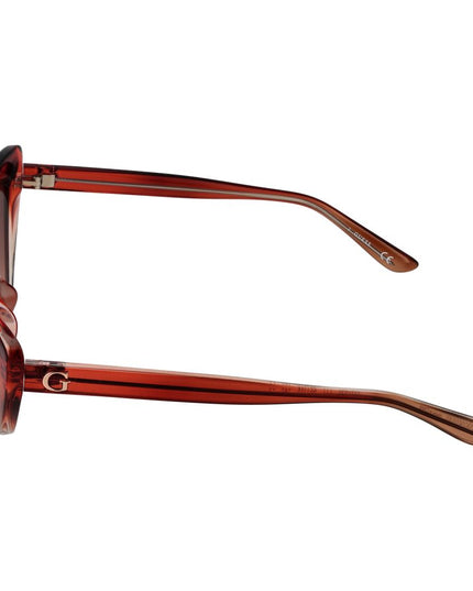 Guess Burgundy Plastic Sunglasses