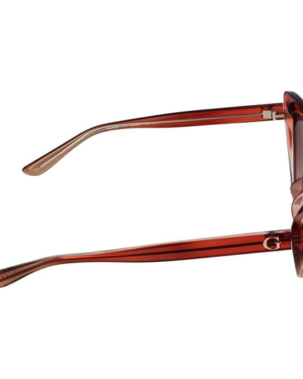 Guess Burgundy Plastic Sunglasses