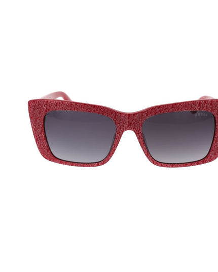 Guess Red Acetate Sunglasses