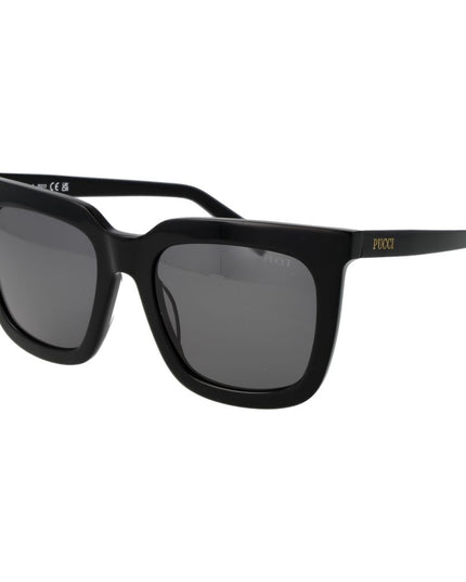 Emilio Pucci Black Acetate Sunglasses