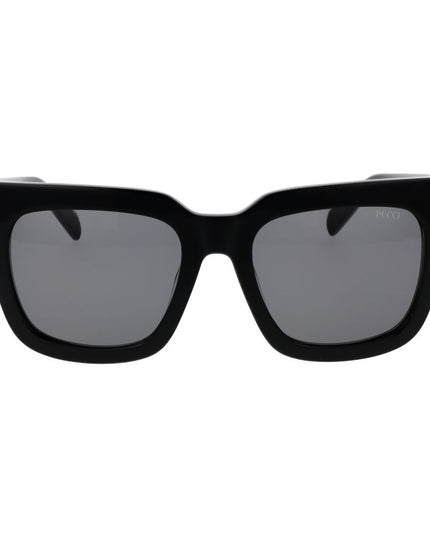 Emilio Pucci Black Acetate Sunglasses