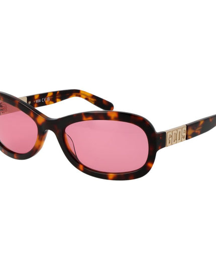 GCDS Brown Acetate Sunglasses