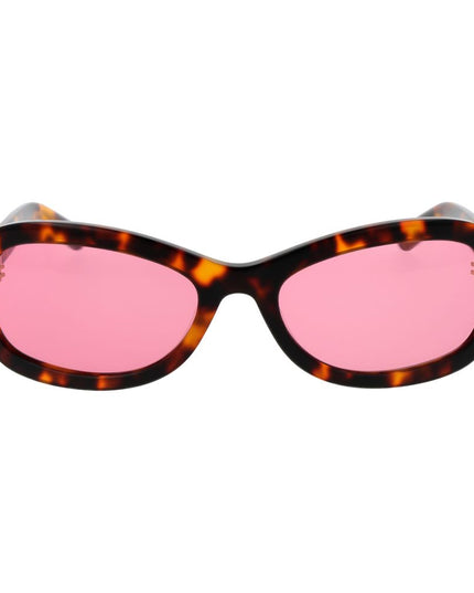 GCDS Brown Acetate Sunglasses