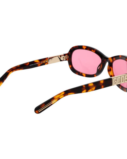 GCDS Brown Acetate Sunglasses
