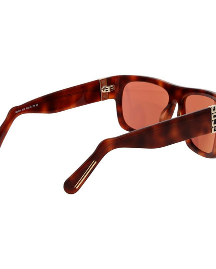GCDS Brown Acetate Sunglasses