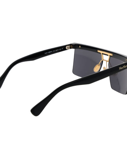 Max Mara Black Stainless Steel Sunglasses