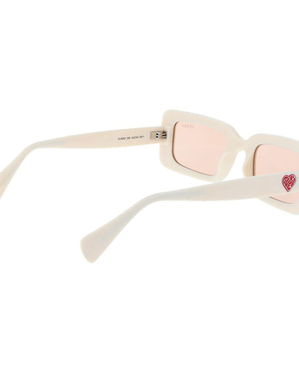 Guess Beige Plastic Sunglasses