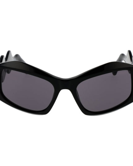 GCDS Black Acetate Sunglasses