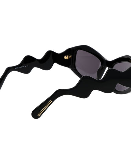 GCDS Black Acetate Sunglasses