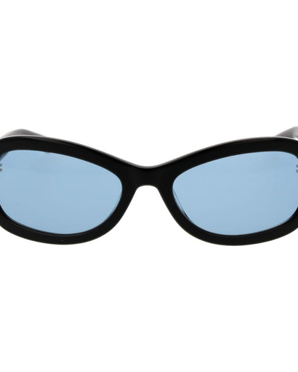 GCDS Black Acetate Sunglasses