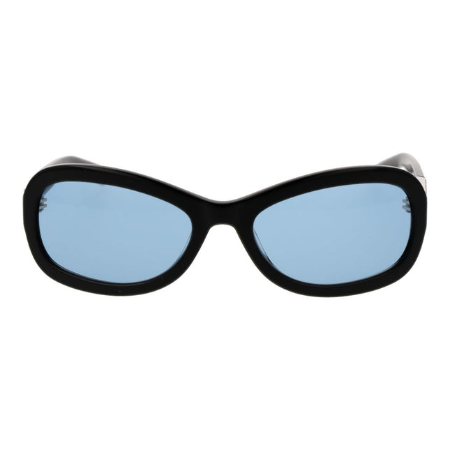 GCDS Black Acetate Sunglasses