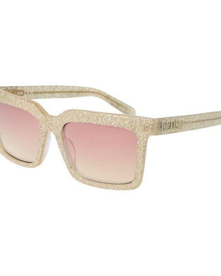 GCDS Gold Acetate Sunglasses