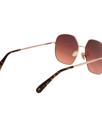 Max Mara Rose Gold Metal Sunglasses