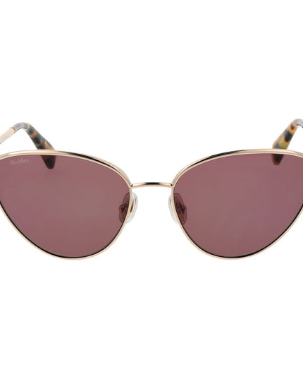Max Mara Gold Metal Sunglasses