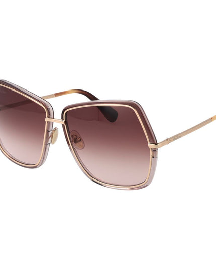 Max Mara Gold Metal Sunglasses