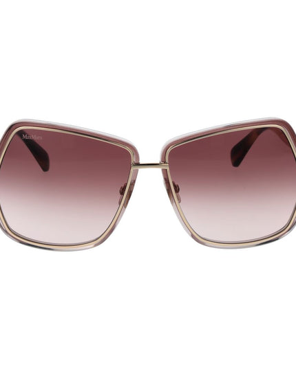 Max Mara Gold Metal Sunglasses
