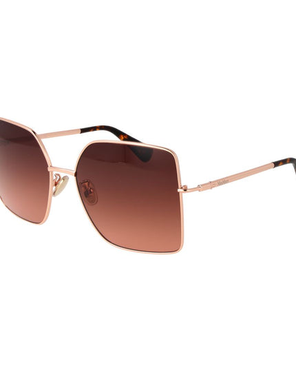Max Mara Rose Gold Metal Sunglasses