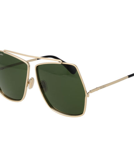 Max Mara Gold Metal Sunglasses