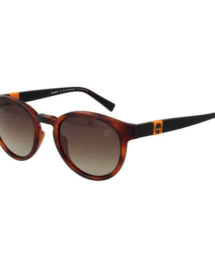 Timberland Brown Plastic Sunglasses