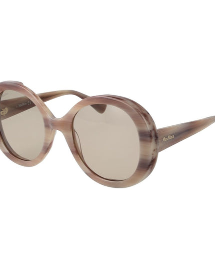 Max Mara Cream Acetate Sunglasses
