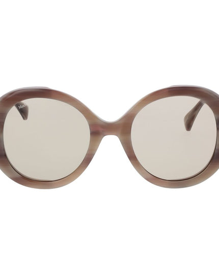Max Mara Cream Acetate Sunglasses