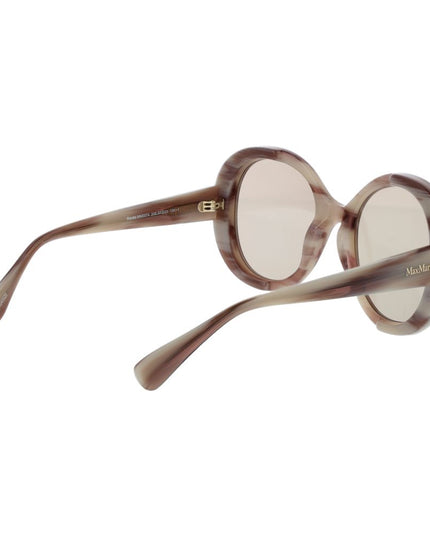 Max Mara Cream Acetate Sunglasses