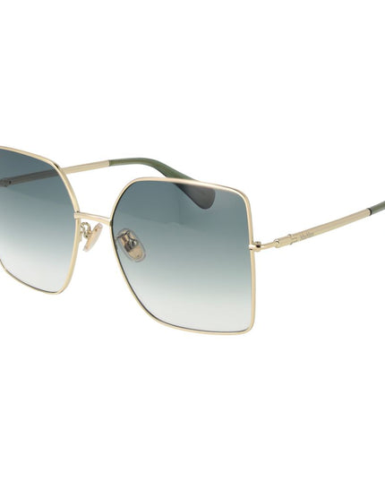 Max Mara Gold Metal Sunglasses