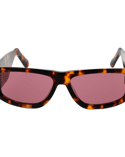 GCDS Brown Acetate Sunglasses