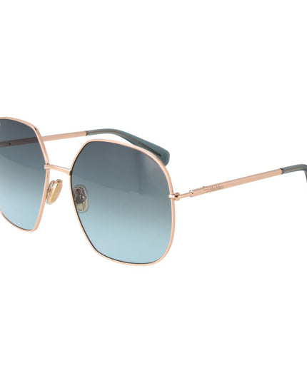 Max Mara Rose Gold Metal Sunglasses
