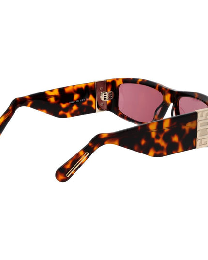 GCDS Brown Acetate Sunglasses