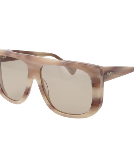 Max Mara Cream Acetate Sunglasses