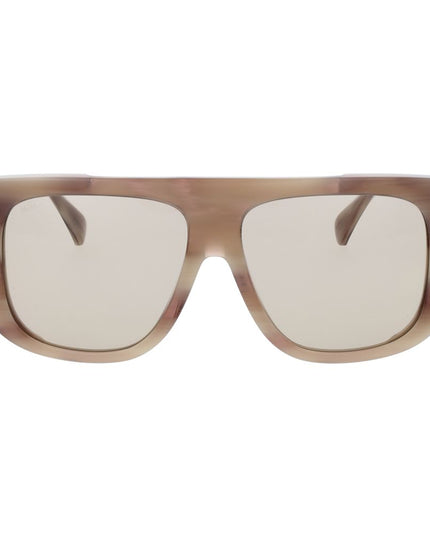 Max Mara Cream Acetate Sunglasses