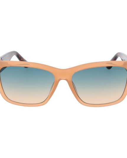 Guess Beige Stainless Steel Sunglasses