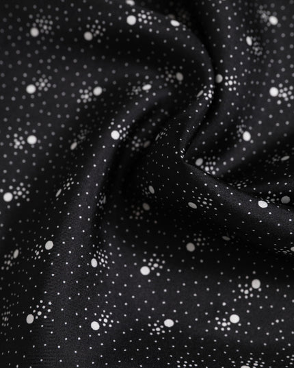 Dolce & Gabbana Black White Printed Square Men Foulard Scarf