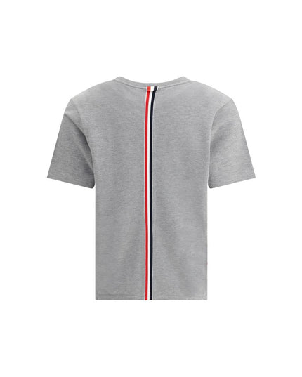 Thom Browne Gray Cotton T-Shirt