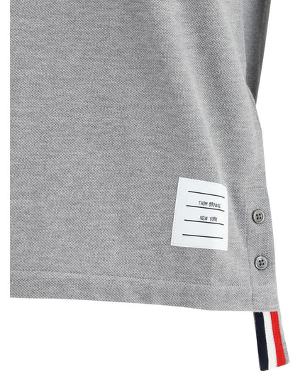 Thom Browne Gray Cotton T-Shirt