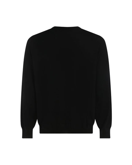 Brunello Cucinelli Black Fleece Wool Sweatshirt