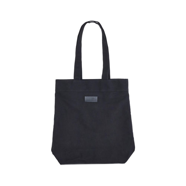 MM6 Black Cotton Shoulder Bag