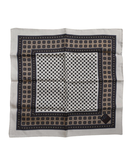 Dolce & Gabbana Multicolor Patterned Square Men Foulard Scarf