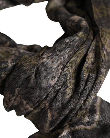 Dolce & Gabbana Camouflage Neck Warmer Wrap Foulard Scarf