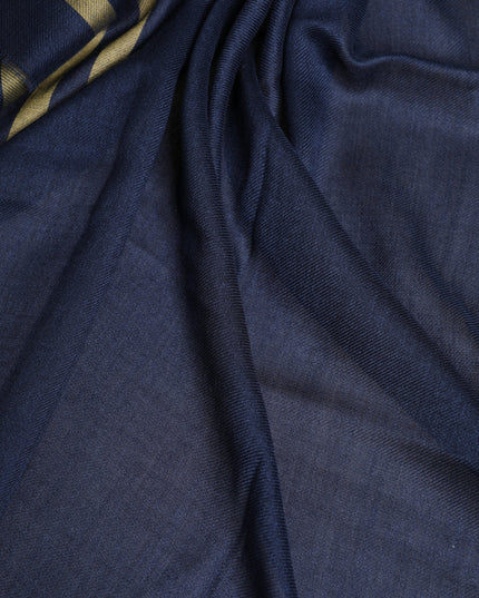 Dolce & Gabbana Blue Cashmere Neck Warmer Wrap Shawl Scarf