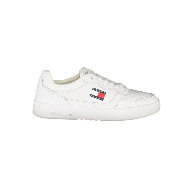 Tommy Hilfiger White Leather Mens Sneaker