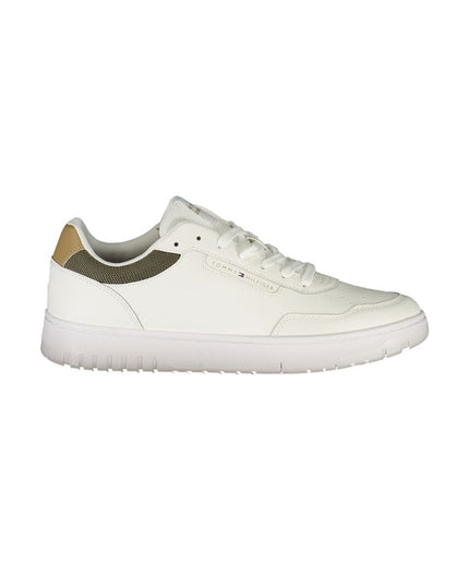Tommy Hilfiger White Leather Men Sneaker
